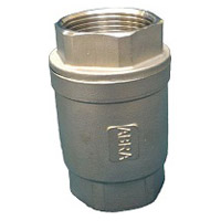 Обратный клапан нержавеющий из стали AISI316 (CF8M) резьбовой DN15-50 PN40 ABRA-D12